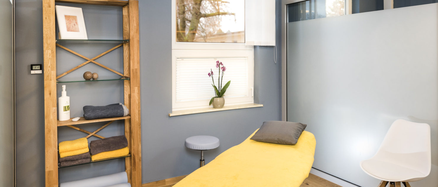 Behandlungsraum Physiotherapie Seidler